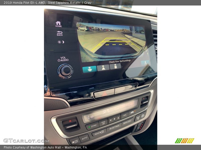 Steel Sapphire Metallic / Gray 2019 Honda Pilot EX-L AWD