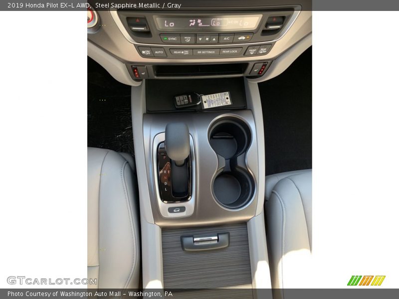 Steel Sapphire Metallic / Gray 2019 Honda Pilot EX-L AWD