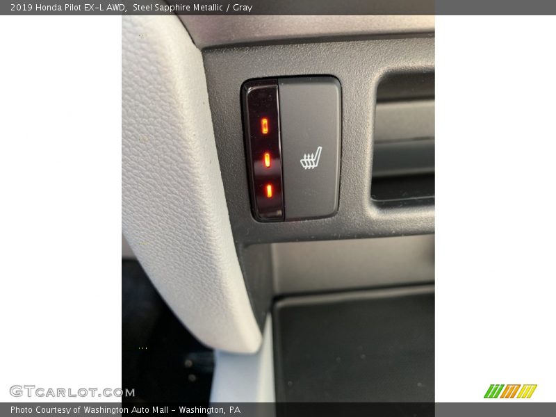 Steel Sapphire Metallic / Gray 2019 Honda Pilot EX-L AWD