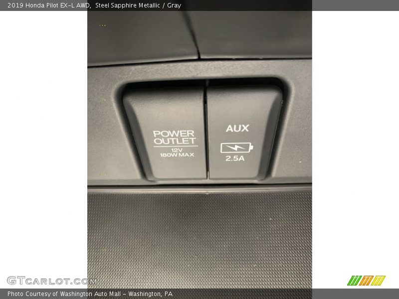Steel Sapphire Metallic / Gray 2019 Honda Pilot EX-L AWD