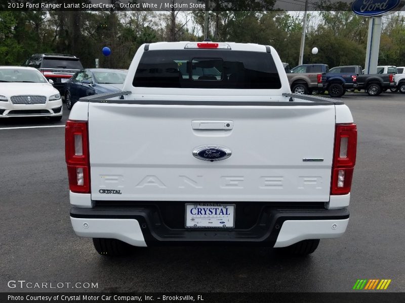 Oxford White / Medium Stone 2019 Ford Ranger Lariat SuperCrew