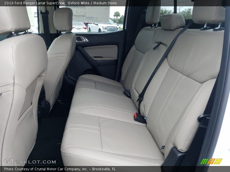Rear Seat of 2019 Ranger Lariat SuperCrew
