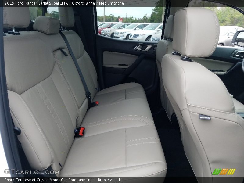 Rear Seat of 2019 Ranger Lariat SuperCrew