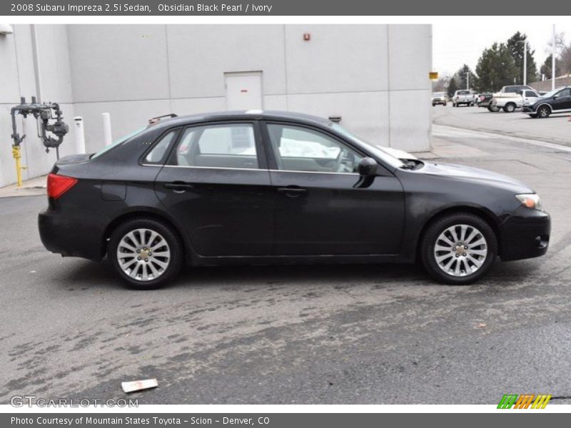 Obsidian Black Pearl / Ivory 2008 Subaru Impreza 2.5i Sedan