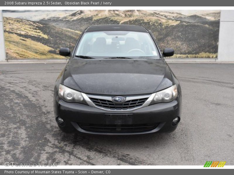 Obsidian Black Pearl / Ivory 2008 Subaru Impreza 2.5i Sedan