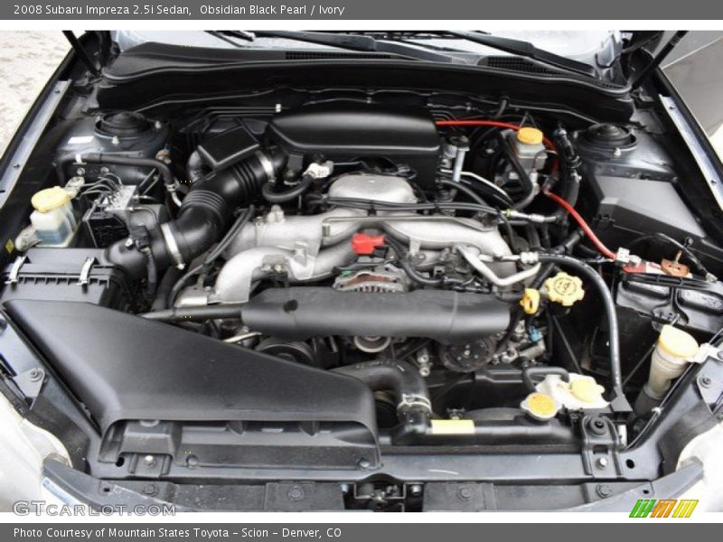 Obsidian Black Pearl / Ivory 2008 Subaru Impreza 2.5i Sedan