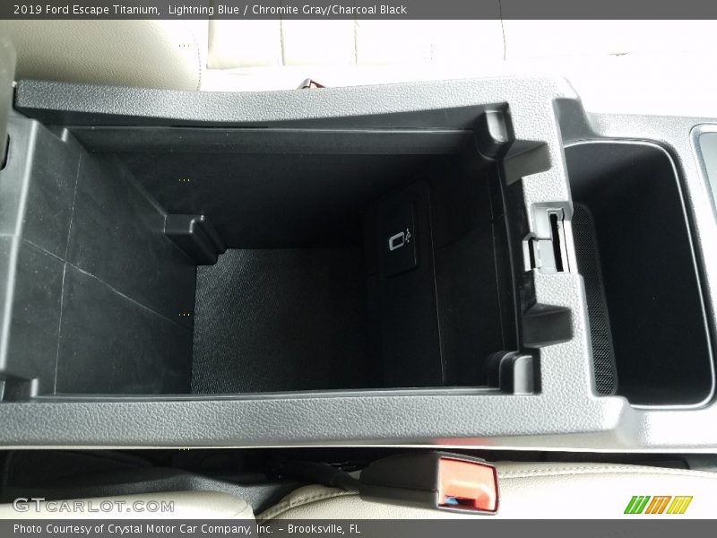 Lightning Blue / Chromite Gray/Charcoal Black 2019 Ford Escape Titanium