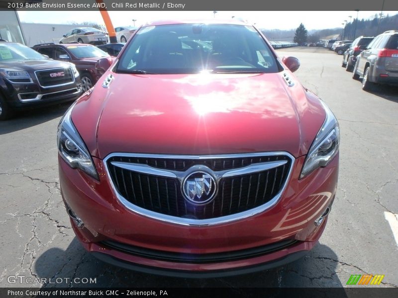 Chili Red Metallic / Ebony 2019 Buick Envision Essence AWD