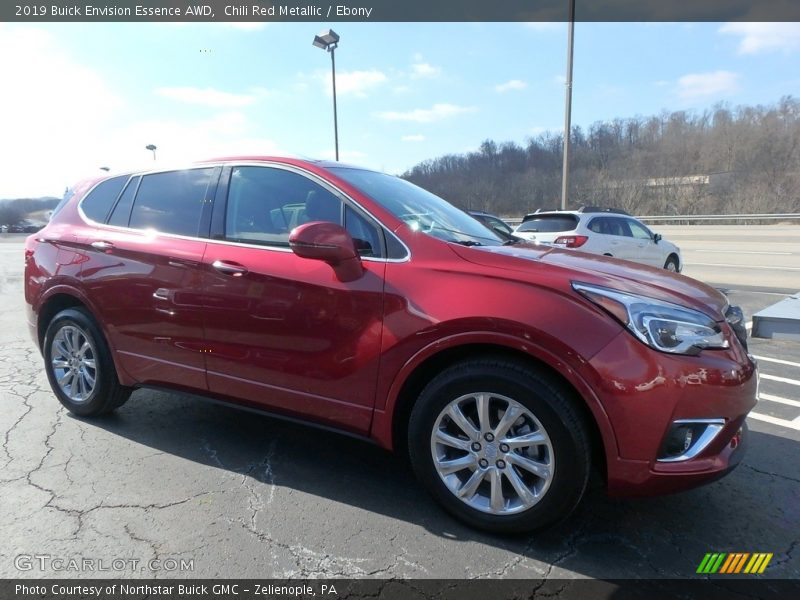 Chili Red Metallic / Ebony 2019 Buick Envision Essence AWD