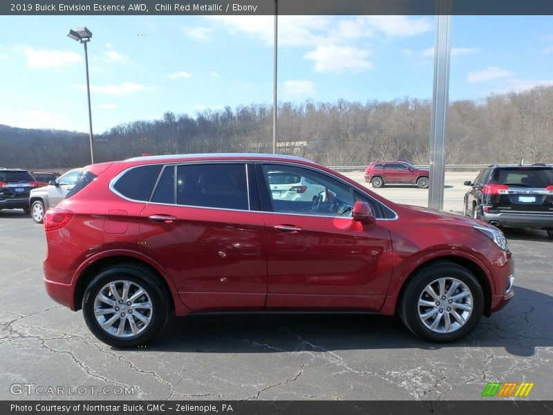 Chili Red Metallic / Ebony 2019 Buick Envision Essence AWD