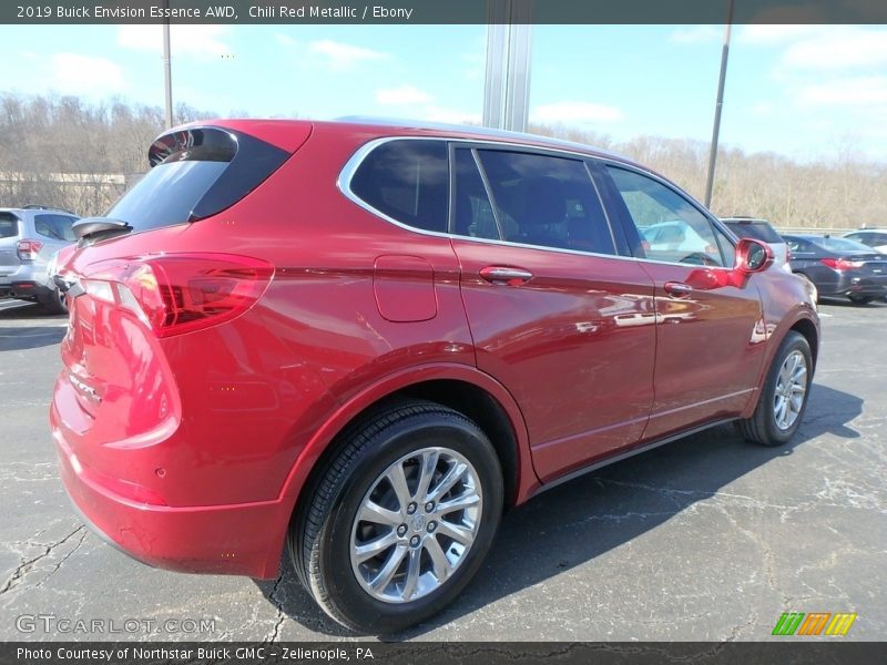 Chili Red Metallic / Ebony 2019 Buick Envision Essence AWD