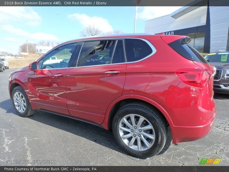 Chili Red Metallic / Ebony 2019 Buick Envision Essence AWD