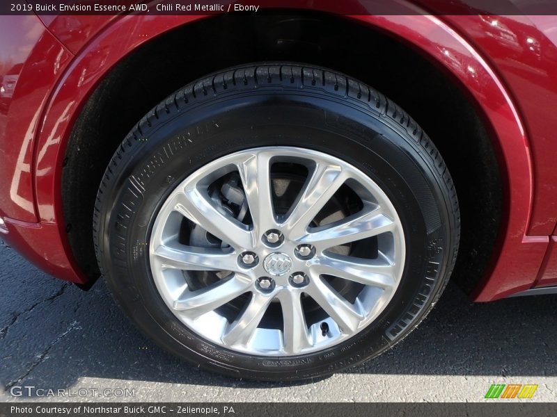Chili Red Metallic / Ebony 2019 Buick Envision Essence AWD