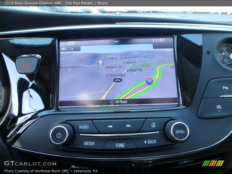 Chili Red Metallic / Ebony 2019 Buick Envision Essence AWD