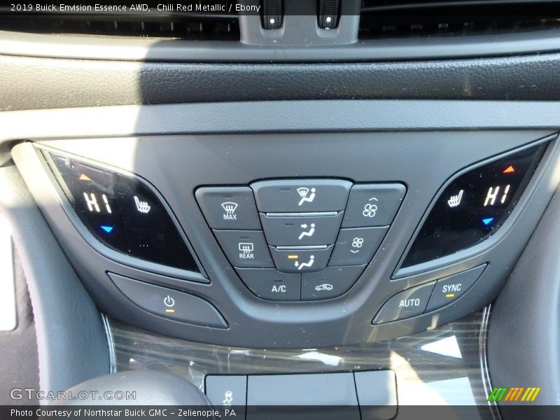 Chili Red Metallic / Ebony 2019 Buick Envision Essence AWD