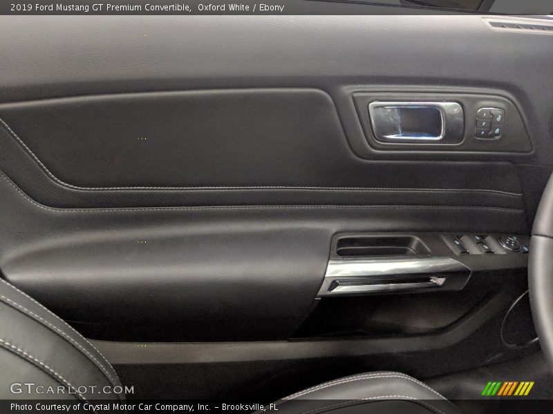 Door Panel of 2019 Mustang GT Premium Convertible