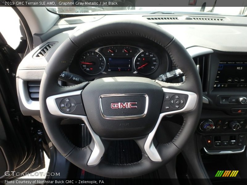 Graphite Gray Metallic / Jet Black 2019 GMC Terrain SLE AWD