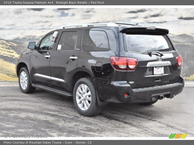 Midnight Black Metallic / Red Rock 2019 Toyota Sequoia Platinum 4x4