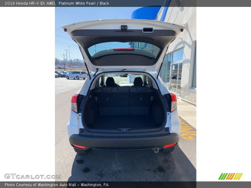 Platinum White Pearl / Black 2019 Honda HR-V EX AWD