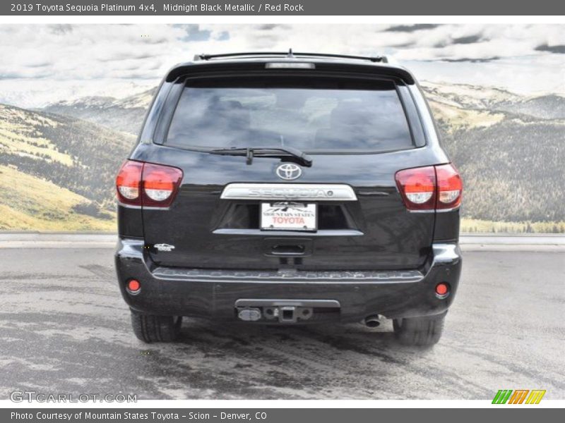 Midnight Black Metallic / Red Rock 2019 Toyota Sequoia Platinum 4x4