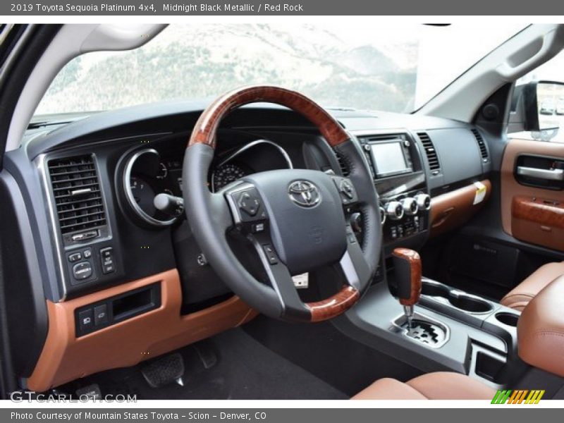 Midnight Black Metallic / Red Rock 2019 Toyota Sequoia Platinum 4x4
