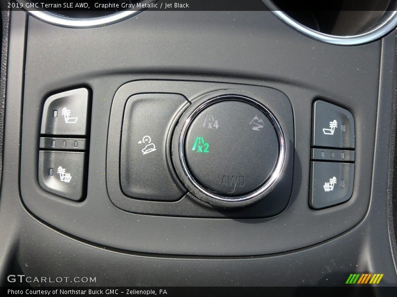 Graphite Gray Metallic / Jet Black 2019 GMC Terrain SLE AWD