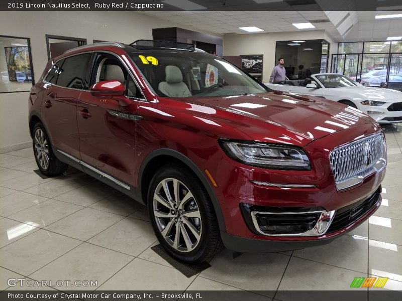 Ruby Red / Cappuccino 2019 Lincoln Nautilus Select