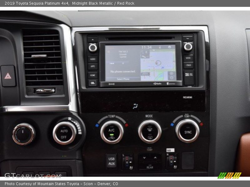 Midnight Black Metallic / Red Rock 2019 Toyota Sequoia Platinum 4x4