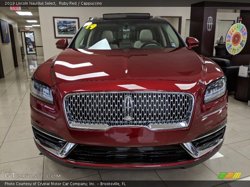 Ruby Red / Cappuccino 2019 Lincoln Nautilus Select