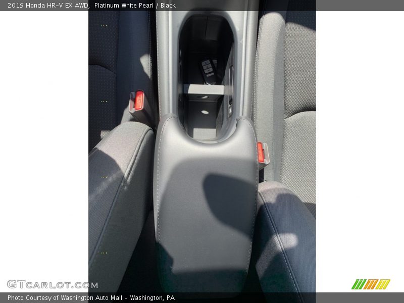 Platinum White Pearl / Black 2019 Honda HR-V EX AWD