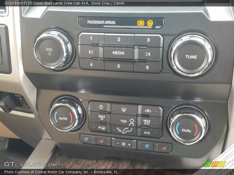 Stone Gray / Camel 2019 Ford F250 Super Duty Lariat Crew Cab 4x4