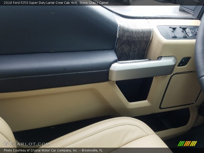 Stone Gray / Camel 2019 Ford F250 Super Duty Lariat Crew Cab 4x4