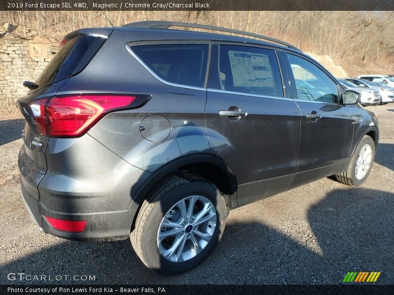 Magnetic / Chromite Gray/Charcoal Black 2019 Ford Escape SEL 4WD