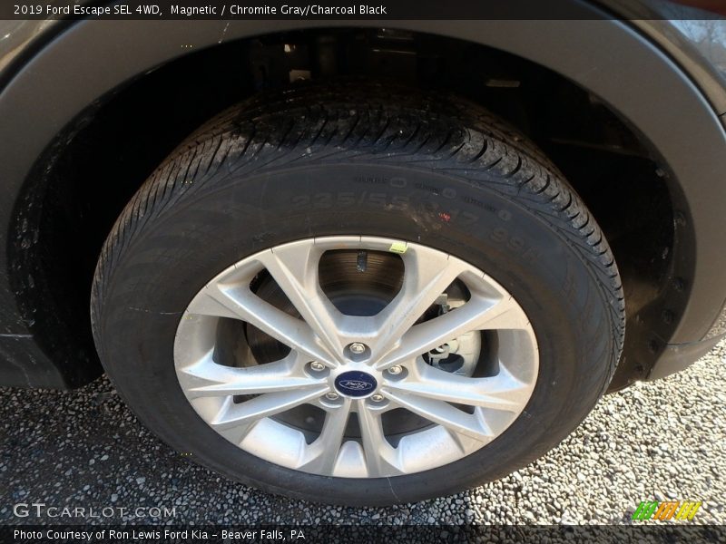 Magnetic / Chromite Gray/Charcoal Black 2019 Ford Escape SEL 4WD