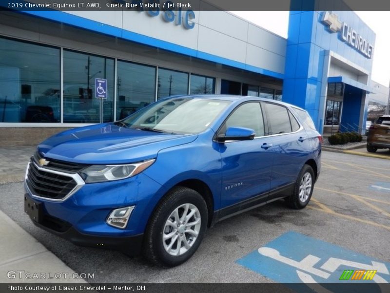Kinetic Blue Metallic / Jet Black 2019 Chevrolet Equinox LT AWD