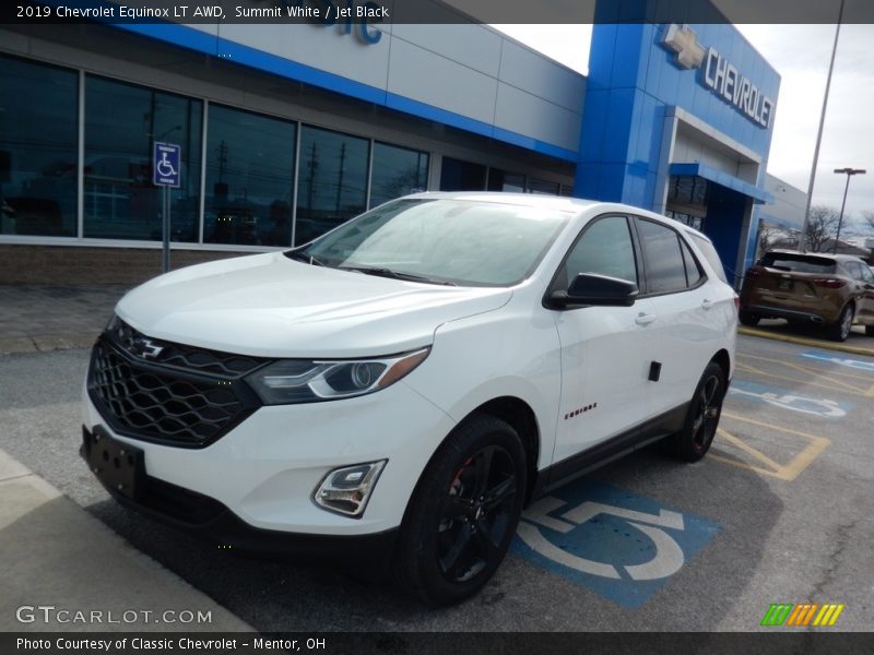 Summit White / Jet Black 2019 Chevrolet Equinox LT AWD