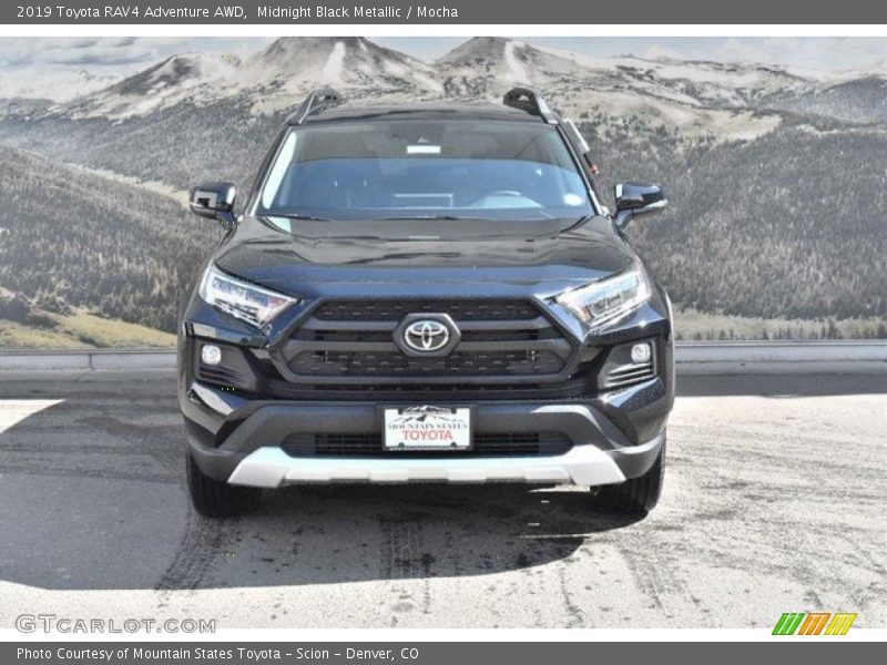 Midnight Black Metallic / Mocha 2019 Toyota RAV4 Adventure AWD