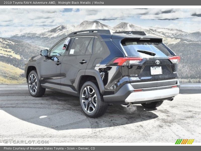 Midnight Black Metallic / Mocha 2019 Toyota RAV4 Adventure AWD