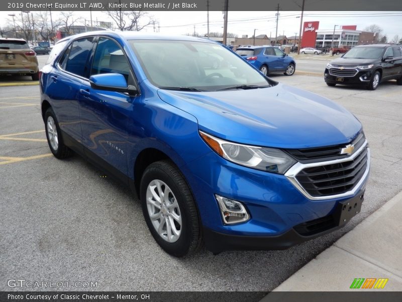 Kinetic Blue Metallic / Jet Black 2019 Chevrolet Equinox LT AWD