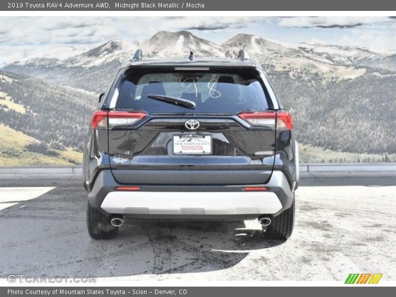 Midnight Black Metallic / Mocha 2019 Toyota RAV4 Adventure AWD