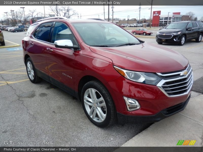Cajun Red Tintcoat / Medium Ash Gray 2019 Chevrolet Equinox Premier AWD