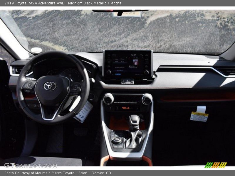 Midnight Black Metallic / Mocha 2019 Toyota RAV4 Adventure AWD