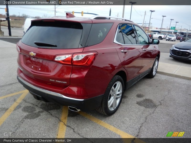 Cajun Red Tintcoat / Medium Ash Gray 2019 Chevrolet Equinox Premier AWD