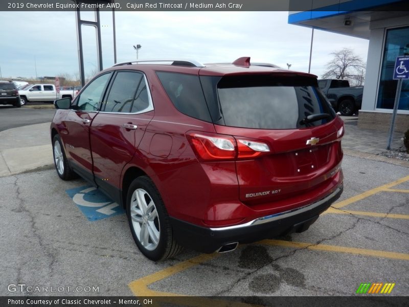 Cajun Red Tintcoat / Medium Ash Gray 2019 Chevrolet Equinox Premier AWD