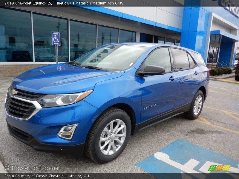 Kinetic Blue Metallic / Medium Ash Gray 2019 Chevrolet Equinox LS