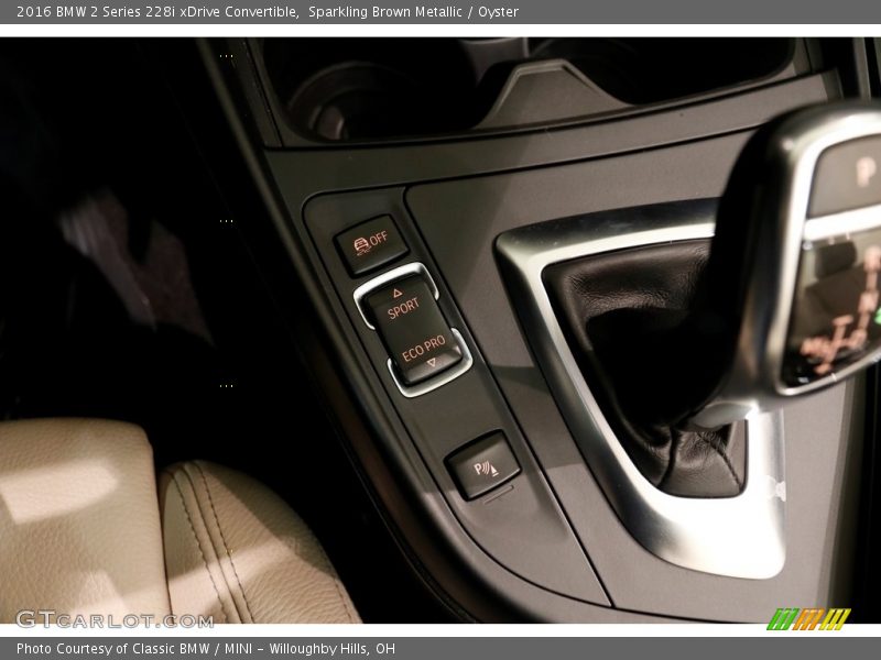 Sparkling Brown Metallic / Oyster 2016 BMW 2 Series 228i xDrive Convertible