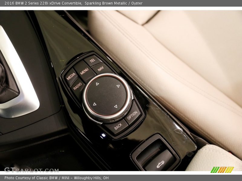 Sparkling Brown Metallic / Oyster 2016 BMW 2 Series 228i xDrive Convertible