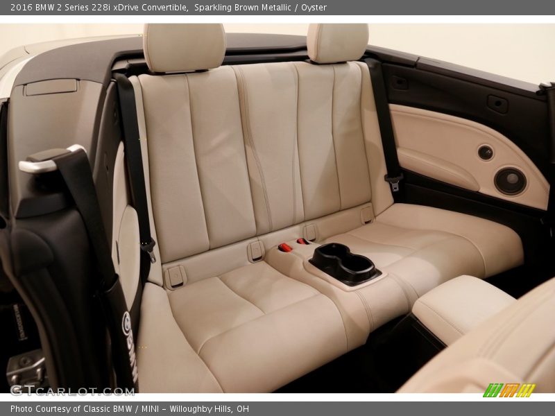 Sparkling Brown Metallic / Oyster 2016 BMW 2 Series 228i xDrive Convertible