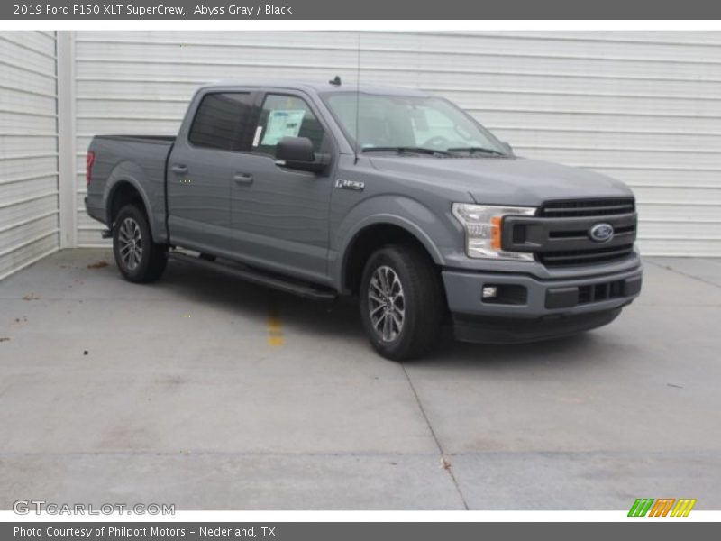 Abyss Gray / Black 2019 Ford F150 XLT SuperCrew
