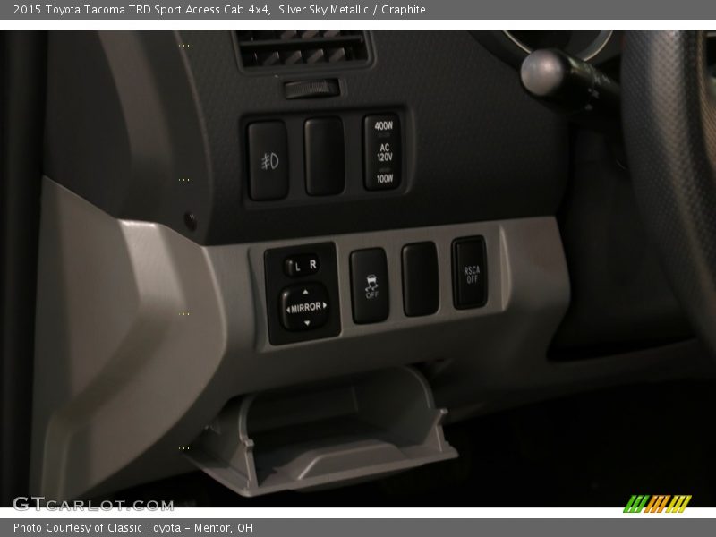 Silver Sky Metallic / Graphite 2015 Toyota Tacoma TRD Sport Access Cab 4x4
